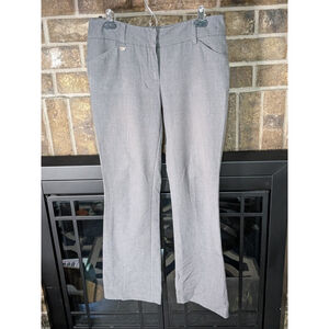 NY&Co Women's Light Gray Dress Pants Size 2 Avg Office Work Teacher Business EUC
